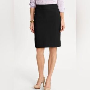 Banana Republic Elegant Black Pencil Skirt
